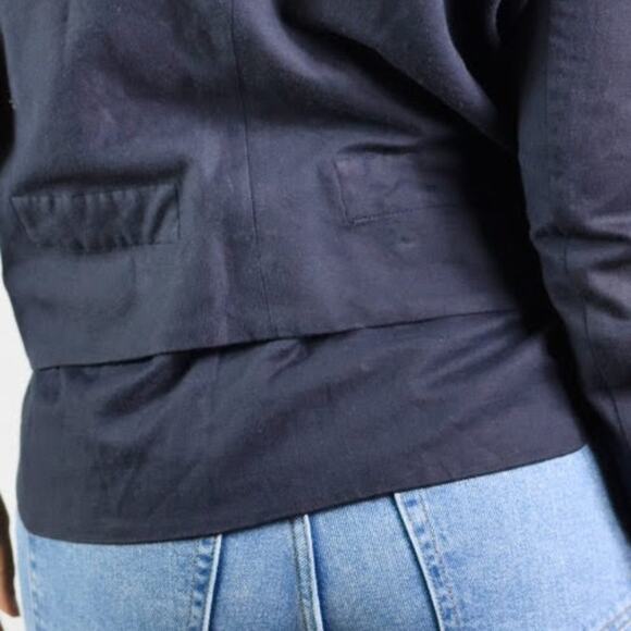 Kuho Cotton Jacket Blue Twill Korean Convertible Canvas Avant Garde Size Small - Picture 7 of 15